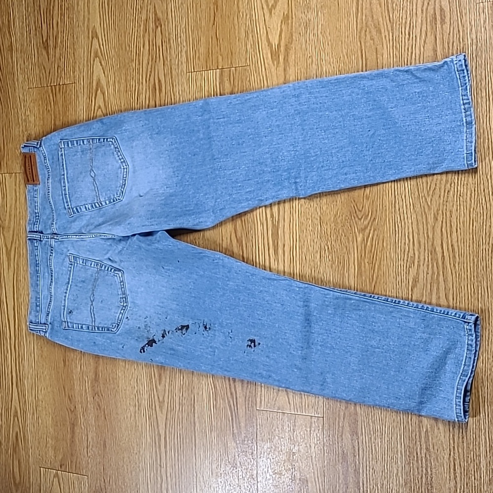 LUCKY BRAND 410 ATHLETIC STRIGHT 36x30 MENS PRE-OWNED MECHANIC WORK STRECH JEANS - Picture 6 of 8